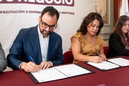 Acuerdan Gobierno de la Ciudad y Nafin capacitaciones gratuitas a emprendedores y MiPymes