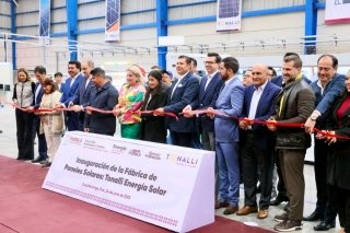 Cumple Armenta compromiso de campa&ntilde;a al inaugurar la F&aacute;brica de Paneles Solares &ldquo;Tonalli&rdquo;