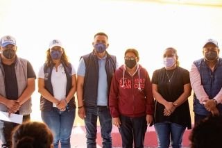 Lleva Ayuntamiento de San Andr&eacute;s Cholula servicios municipales a la junta auxiliar de San Francisco