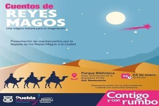 Habr&aacute; cuenta cuentos en parque biblioteca por D&iacute;a de Reyes