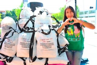Ampl&iacute;a SEDIF entrega de canastas alimentarias a familias de la capital poblana