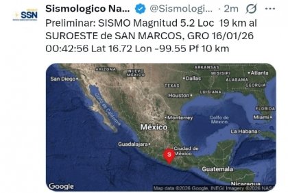Sismo de 5.2 sacude Puebla y activa alertas; suman 4 mil 622 r&eacute;plicas del temblor del 2 de enero