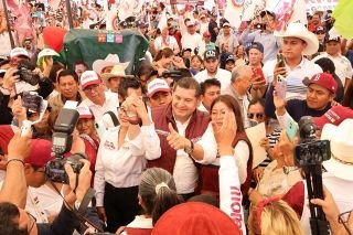 "6 mil comunidades del llamado Tri&aacute;ngulo Verde tendr&aacute;n obra comunitaria: Armenta "&nbsp;