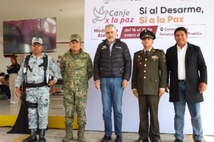 Inicia en Xonacatepec Campa&ntilde;a Nacional &ldquo;S&iacute; al desarme, s&iacute; a la paz&rdquo;
