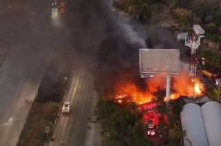 Incendio en vivero colapsa el Perif&eacute;rico Ecol&oacute;gico en el inicio de marzo
