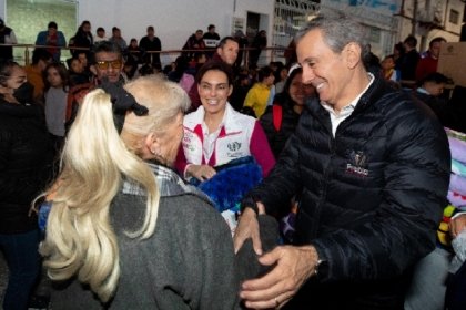 Inician posadas navide&ntilde;as del SMDIF en las juntas auxiliares Ignacio Romero Vargas y la Libertad