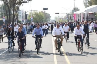 Ayuntamiento de Puebla entrega rehabilitaci&oacute;n de avenida San Claudio