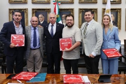 Reconoce Puebla a restaurantes distinguidos por la Gu&iacute;a Michelin