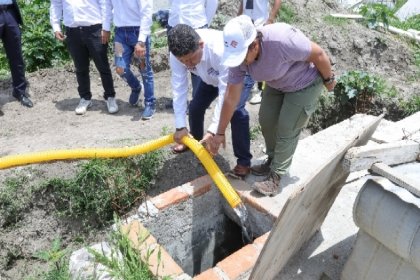 Gobierno Estatal lleva agua para el bienestar a colonias con desbasto