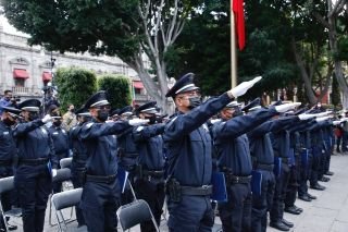 Eduardo Rivera P&eacute;rez convoca a la polic&iacute;a municipal a ser la mejor de M&eacute;xico