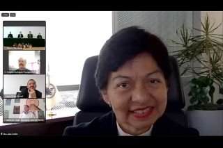 Destaca la Rectora Lilia Cedillo creatividad y empe&ntilde;o de la Facultad de Artes para formar estudiantes en tiempo de pandemia