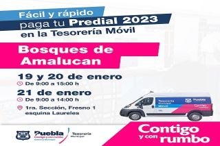 Predial m&oacute;vil a la vuelta de tu casa llega a diversas colonias de Puebla capital