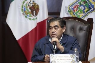 Conden&oacute; Barbosa Huerta la delincuencia en San Pedro Cholula a cargo de Paola Angon