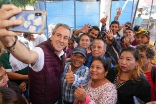 Pepe Chedraui entabla di&aacute;logo con habitantes de la Junta Auxiliar de San Pablo Xochimehuacan&nbsp;