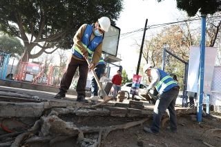 Suman m&aacute;s de 2 mil intervenciones de mantenimiento en parques p&uacute;blicos de Puebla capital