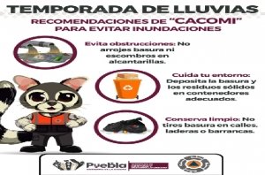 Emite Gobierno de la Ciudad recomendaciones por lluvias en zonas bajas