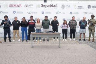 Asegura la SSC a nueve personas armadas y con inhibidores de se&ntilde;al
