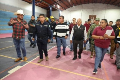 Fortalece Protecci&oacute;n Civil refugios temporales ante temporal de lluvioso en Sierra Norte