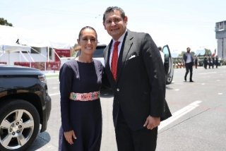 Gabinete del Gobierno de la presidenta Claudia Sheinbaum asiste a Conmemoraci&oacute;n de Batalla de Puebla