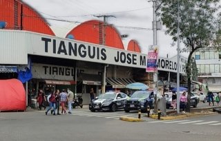 Sangre y pertenencias de tres personas fueron encontrados durante cateo en el mercado Morelos