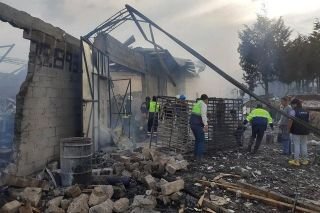 Explota bodega con pirotecnia en Sanct&oacute;rum