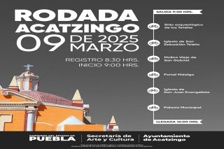 Participa en la rodada y visita sitios de inter&eacute;s cultural en Acatzingo