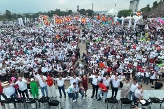 Arrasan Sheinbaum, Armenta y Chedraui en Puebla