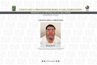 Vinculado a proceso por robo a casa habitaci&oacute;n; despoj&oacute; a la v&iacute;ctima de 600 mil pesos