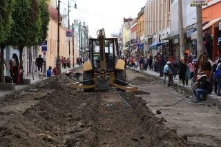 Avanza rehabilitaci&oacute;n integral en las calles del centro hist&oacute;rico