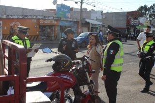 Realiza Contralor&iacute;a Municipal vigilancia en operativo &ldquo;Moto Segura&rdquo;