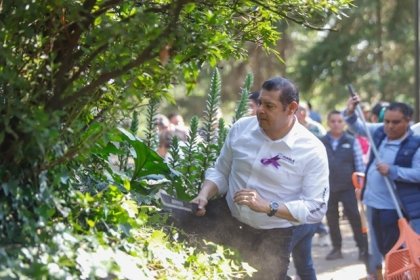En Teziutl&aacute;n, d&eacute;cima faena comunitaria rescata espacios p&uacute;blicos y valores