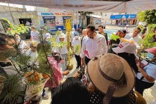 12 horas continuas de caminata realiza Armenta como parte de la Jornada &ldquo;Sembremos Esperanza&rdquo;