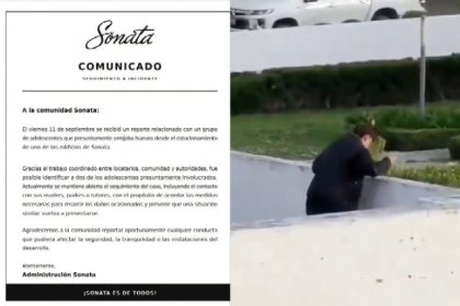 Identifican a j&oacute;venes que lanzaron huevos a automovilistas en Sonata