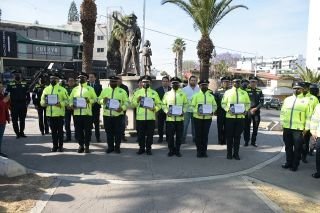 SSC, CCE y Canirac reconocen labor de polic&iacute;a municipal de Puebla