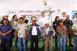 En microrregi&oacute;n de Cuapiaxtla inicia plan de reforestaci&oacute;n 2025