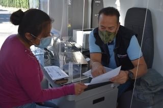 Habilita Ayuntamiento de Puebla unidad m&oacute;vil para pago de predial 2022