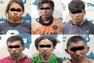Polic&iacute;a municipal de Puebla detiene a seis personas por robo a transe&uacute;nte
