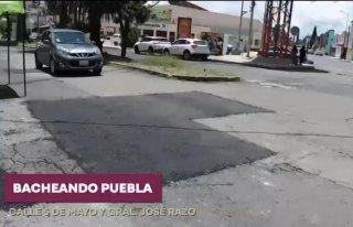 Campa&ntilde;a Capitalina Bacheando Puebla, un programa integral de mantenimiento vial
