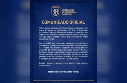 Tensi&oacute;n en el Mundial: Ecuador exige sanciones a la FIFA por conducta de la afici&oacute;n mexicana