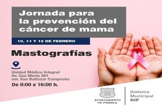 Ayuntamiento de Puebla otorgar&aacute; mastografias gratuitas