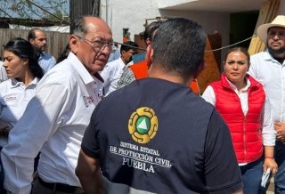 Tras granizada en Tlacotepec, respuesta inmediata, apoyo a familias y rescate al campo