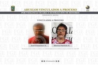Abuelos vinculados a proceso por violencia vicaria y sustracci&oacute;n de menores