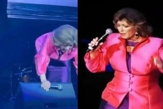 Ang&eacute;lica Mar&iacute;a se cay&oacute; durante concierto del D&iacute;a de las Madres