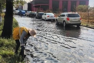 Agua de Puebla Intensifica el desazolve en esta temporada de lluvias