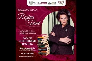 Invita IMACP a c&iacute;rculo participativo de lectura en voz alta con Regina Torn&eacute;