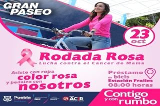 SMDIF Puebla invita este domingo a vivir un D&iacute;a Rosa&nbsp;