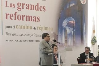 Busca redimirse con L&oacute;pez Obrador; Miguel Barbosa asegura que lleva l&iacute;nea de izquierda pese atropellos cometidos en el estado