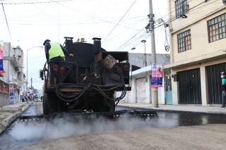 Ayuntamiento de puebla avanza con la obra de mejoramiento vial en sat&eacute;lite magisterial