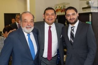 En alianza con el empresario Carlos Slim, Puebla traza ruta de inversi&oacute;n y tecnolog&iacute;a al servicio de Puebla: Armenta