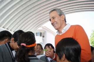 Fortalece Pepe Chedraui infraestructura educativa en la Junta Auxiliar de San Jer&oacute;nimo Caleras